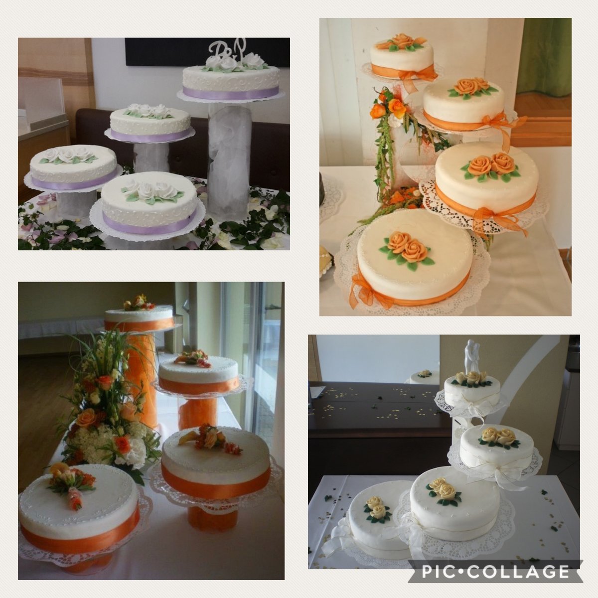 Handgemachte Hochzeitstorte von Bäckerei Steingläubl