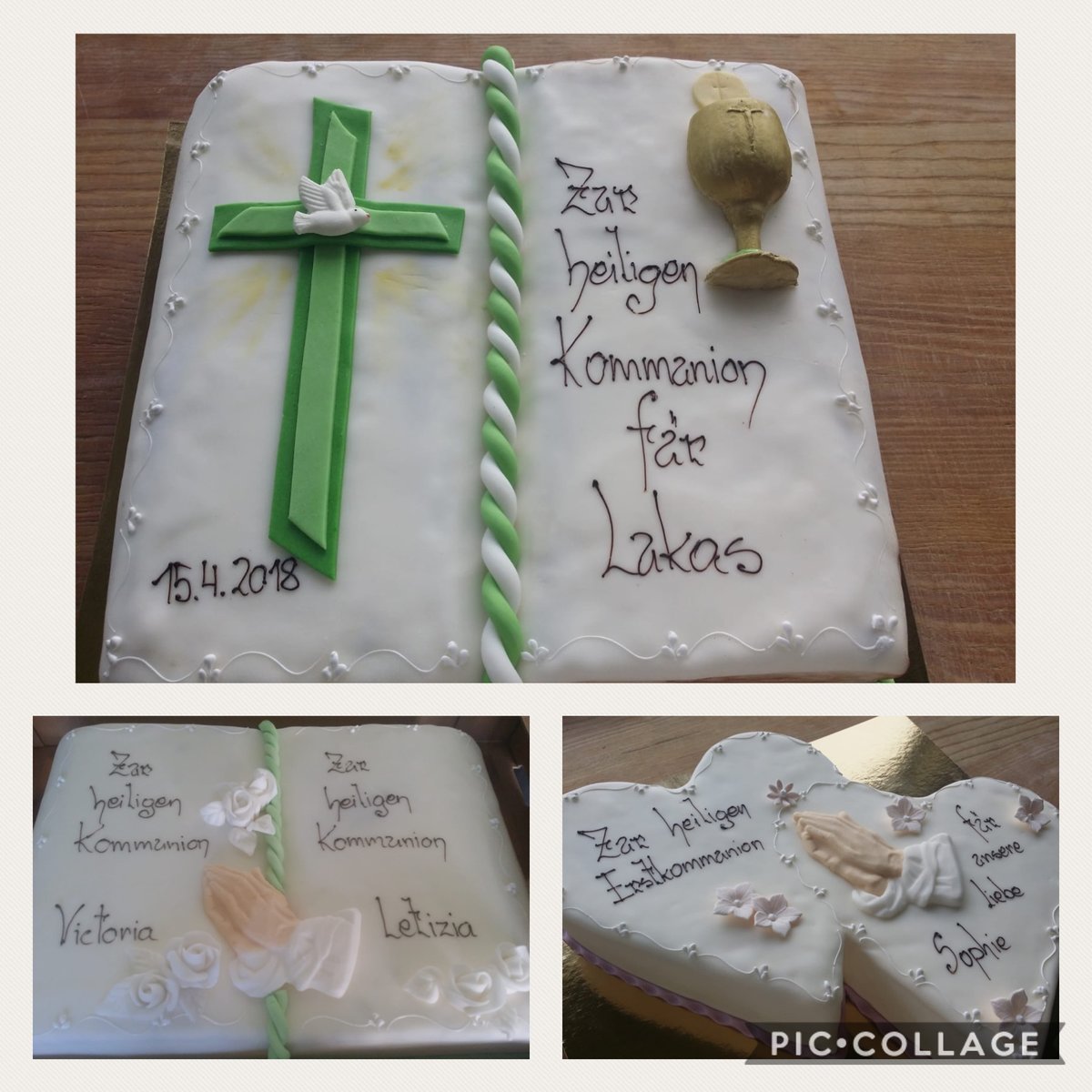Handgemachte Torte für die Taufe von Bäckerei Steingläubl
